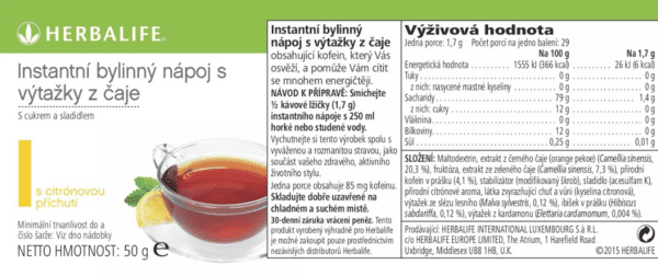 Instantný bylinný čaj s broskyňovou príchuťou 50g - Image 2